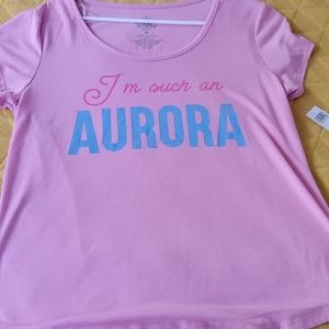 NWT Disney Parks Exclusive Aurora Tee M